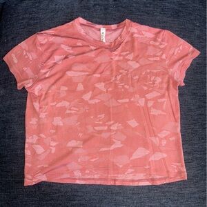 Lululemon Athletica Pink Short Sleeve Tee